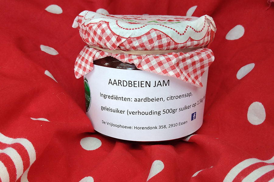 Aardbeien confituur Broodbeleg Webshop