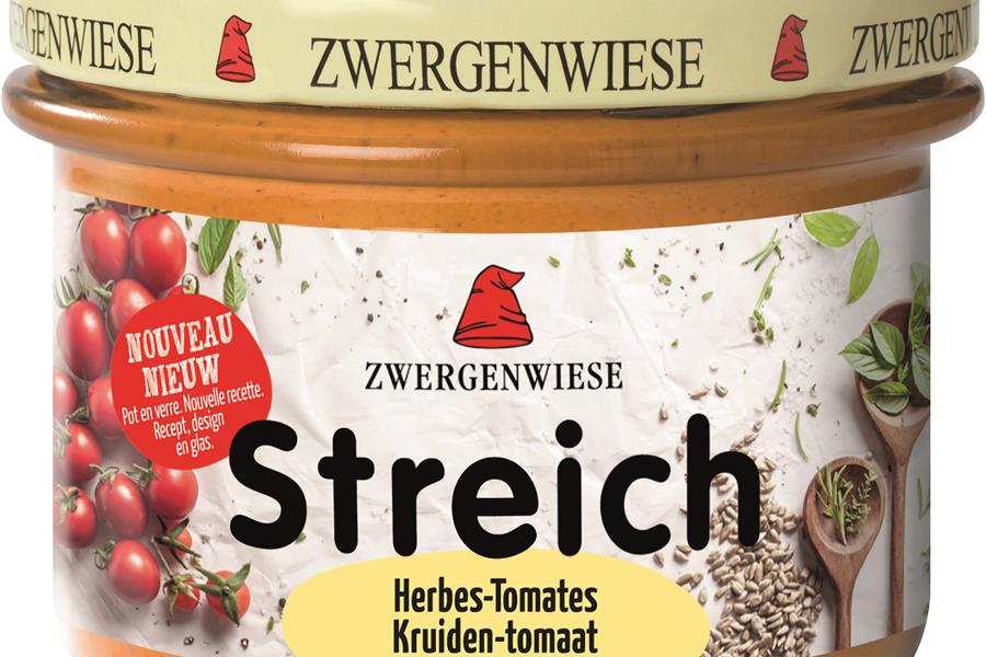 Zwergenwiese kruiden tomaat spread bio 180g Spreads Webshop