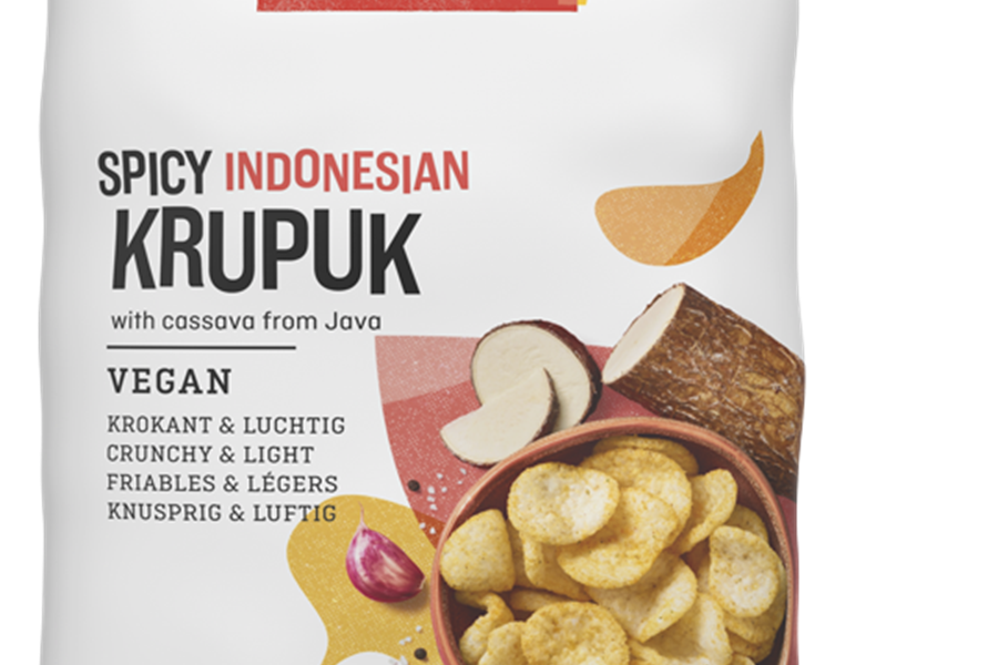 Fair Trade Original Krupuk Spicy 60g Snoepjes, koekjes en snacks Webshop