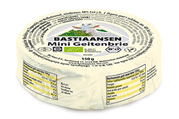 Bastiaansen Kaas brie geit mini bio 150g Bewerkt Webshop