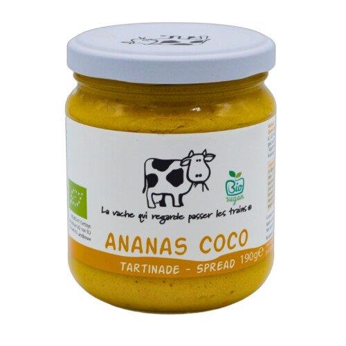 Bio ananas en kokosnoot spread 200 ml Spreads Webshop