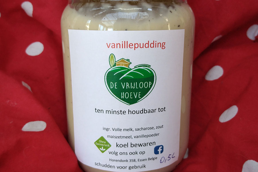 Vanillepudding Bewerkt Webshop