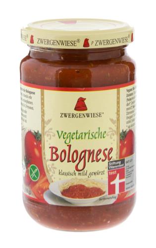 Zwergenwiese Vegetarische bolognaise bio 350g Sauzen Webshop