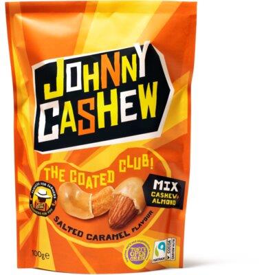 Johnny Cashew Salted Caramel Almond & Cashew Mix Producten in de kijker Webshop